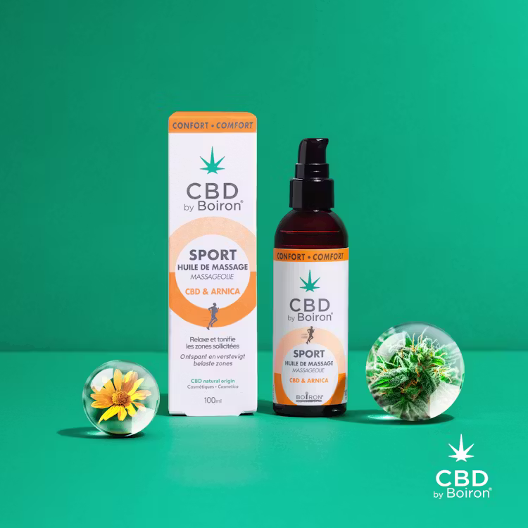 Huile de massage CBD & Arnica 100ml